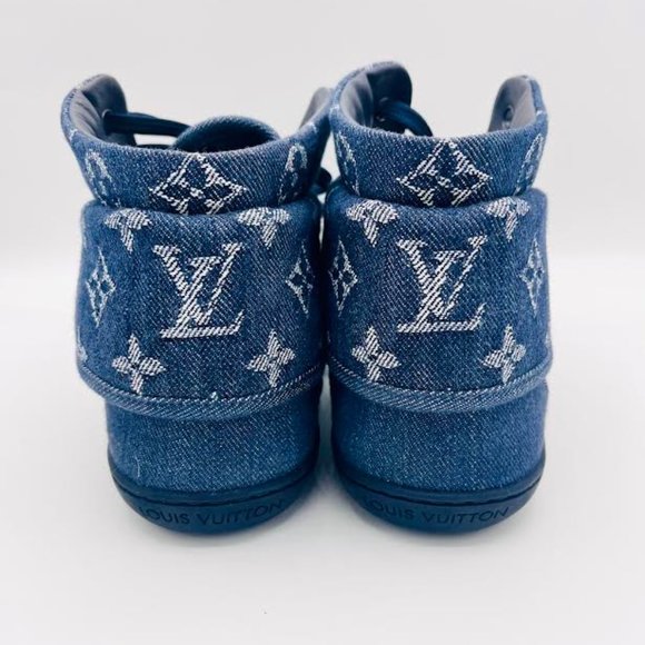 Louis Vuitton denim brae sneaker boots - Picture 2 of 5